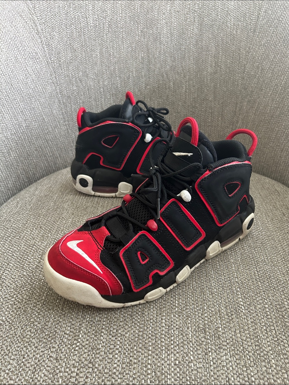 Nike Air More Uptempo '96 "Red Toe" Sneakers